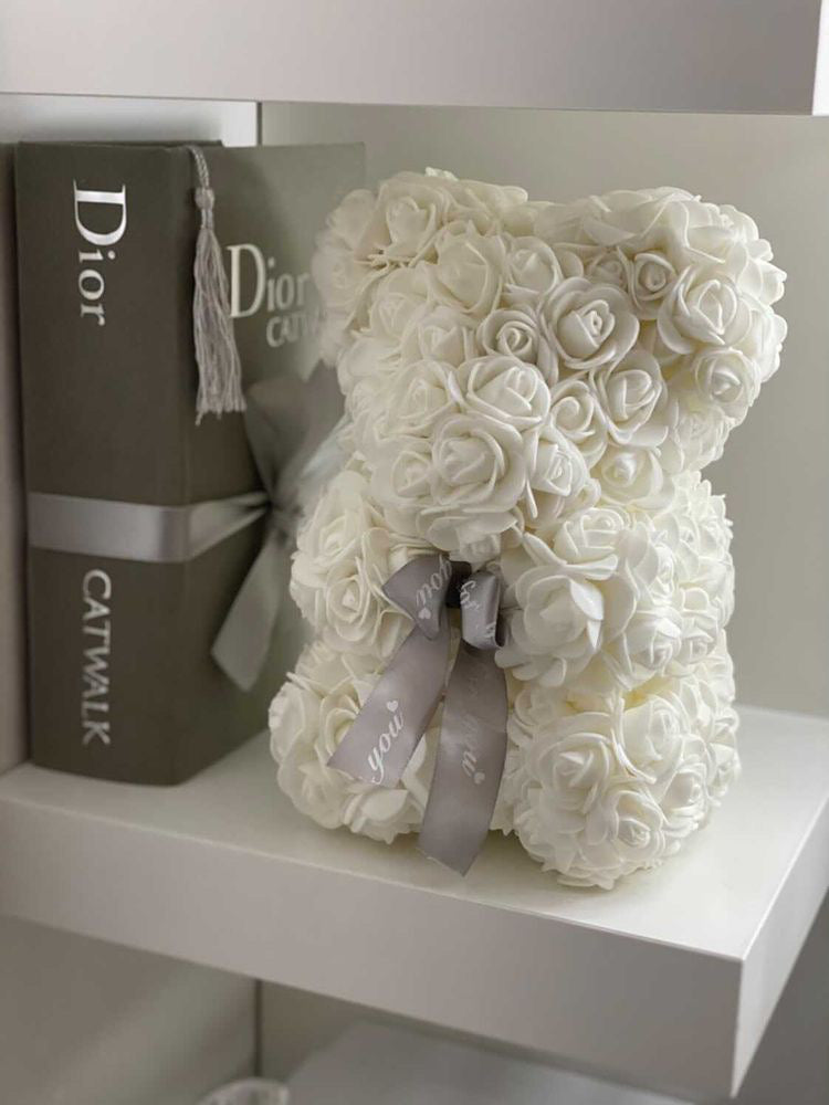 40cm Rose Flower Teddy Bear
