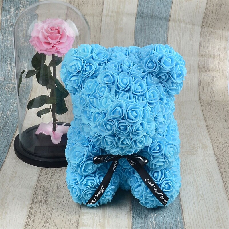 Medium Forever Rose Bear