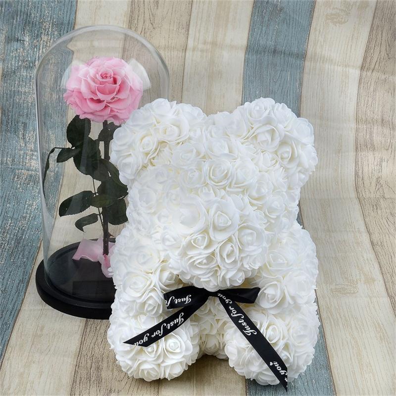 Medium Forever Rose Bear