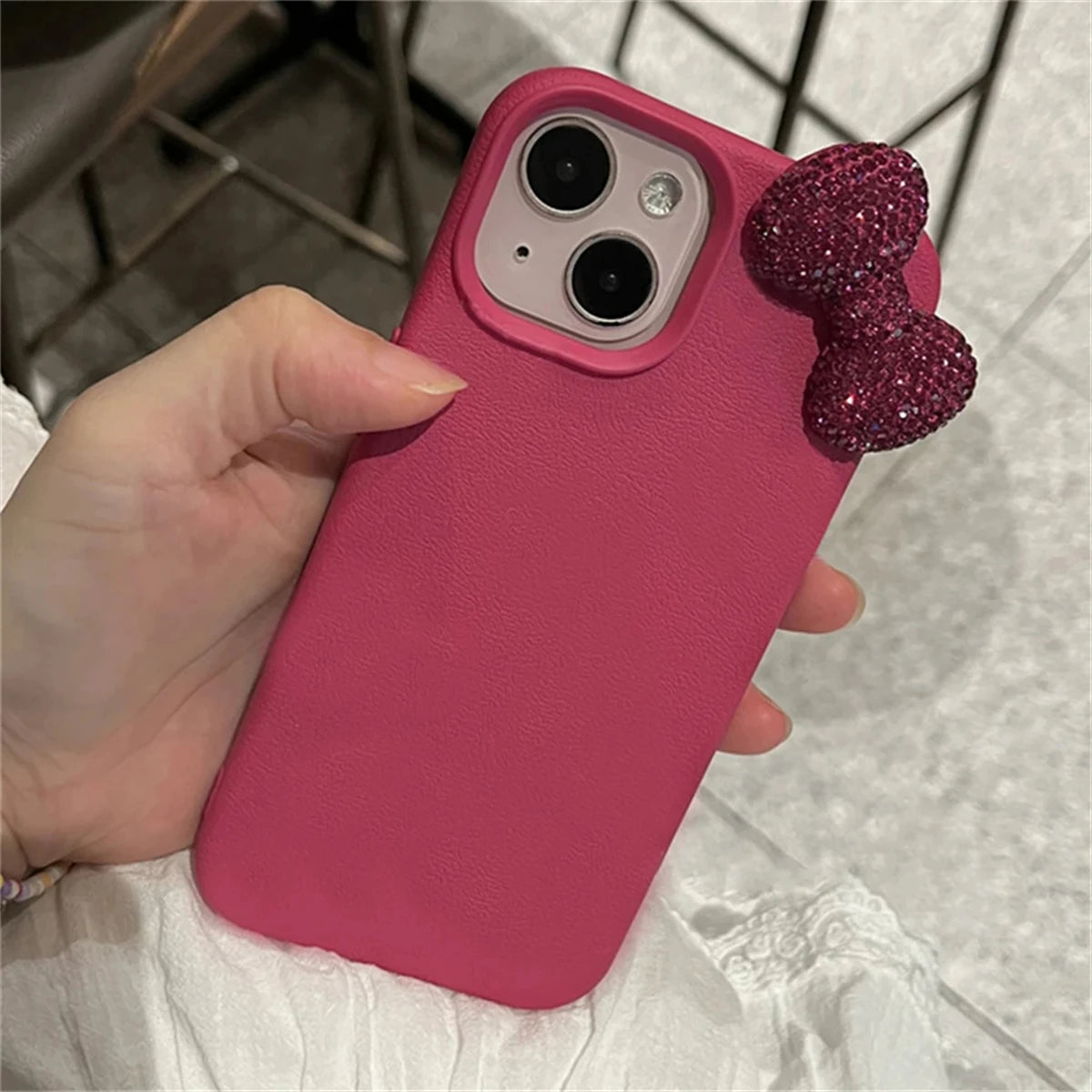 Luxury Rhinestone Bow case