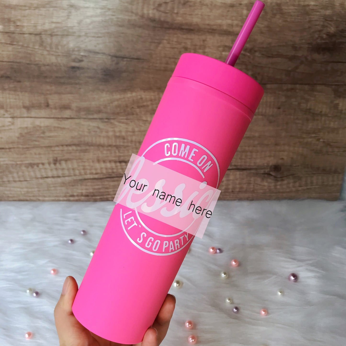 Personalised Barbie Tumbler Cup