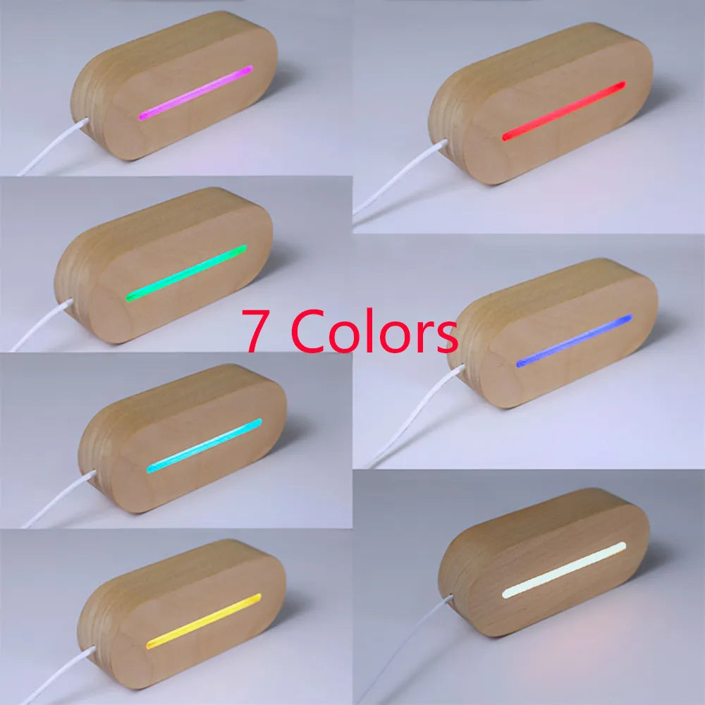 Personalised Photo 3D Acrylic Lamp Night Light