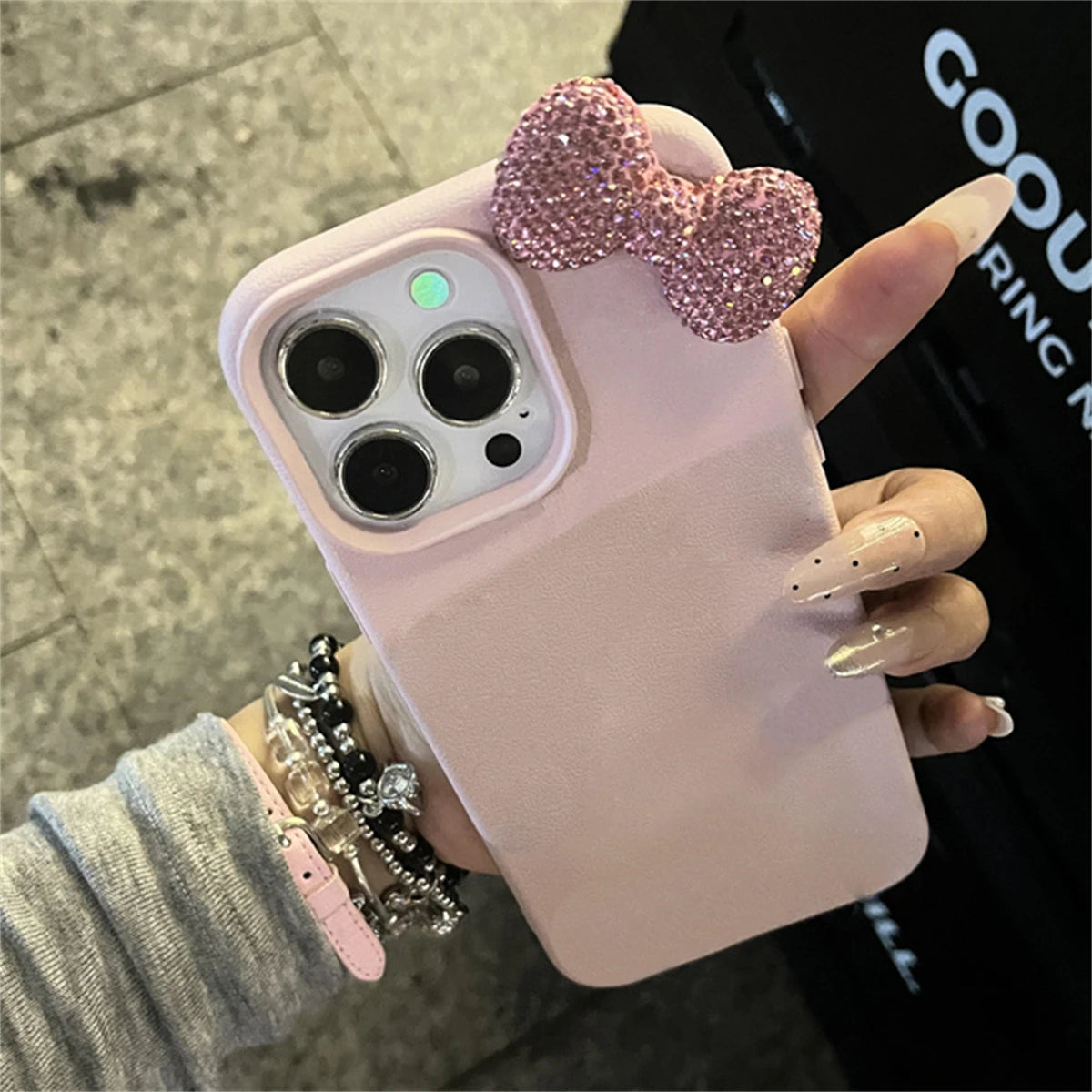 Luxury Rhinestone Bow case