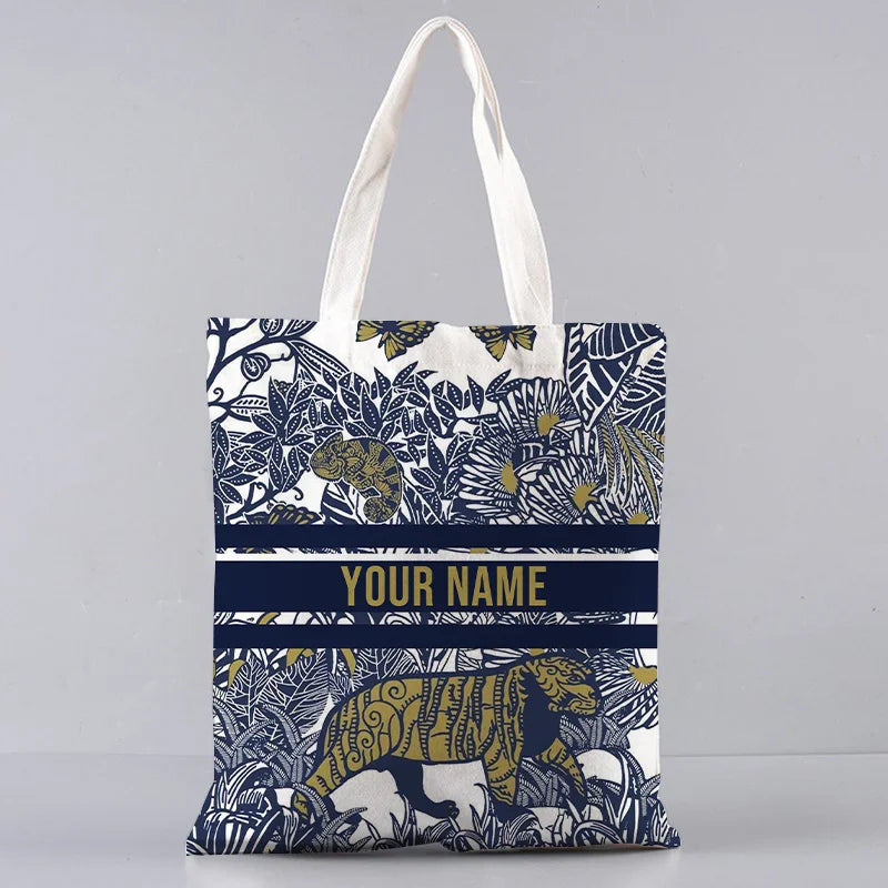 Custom Makeup & Tote Handbag Set