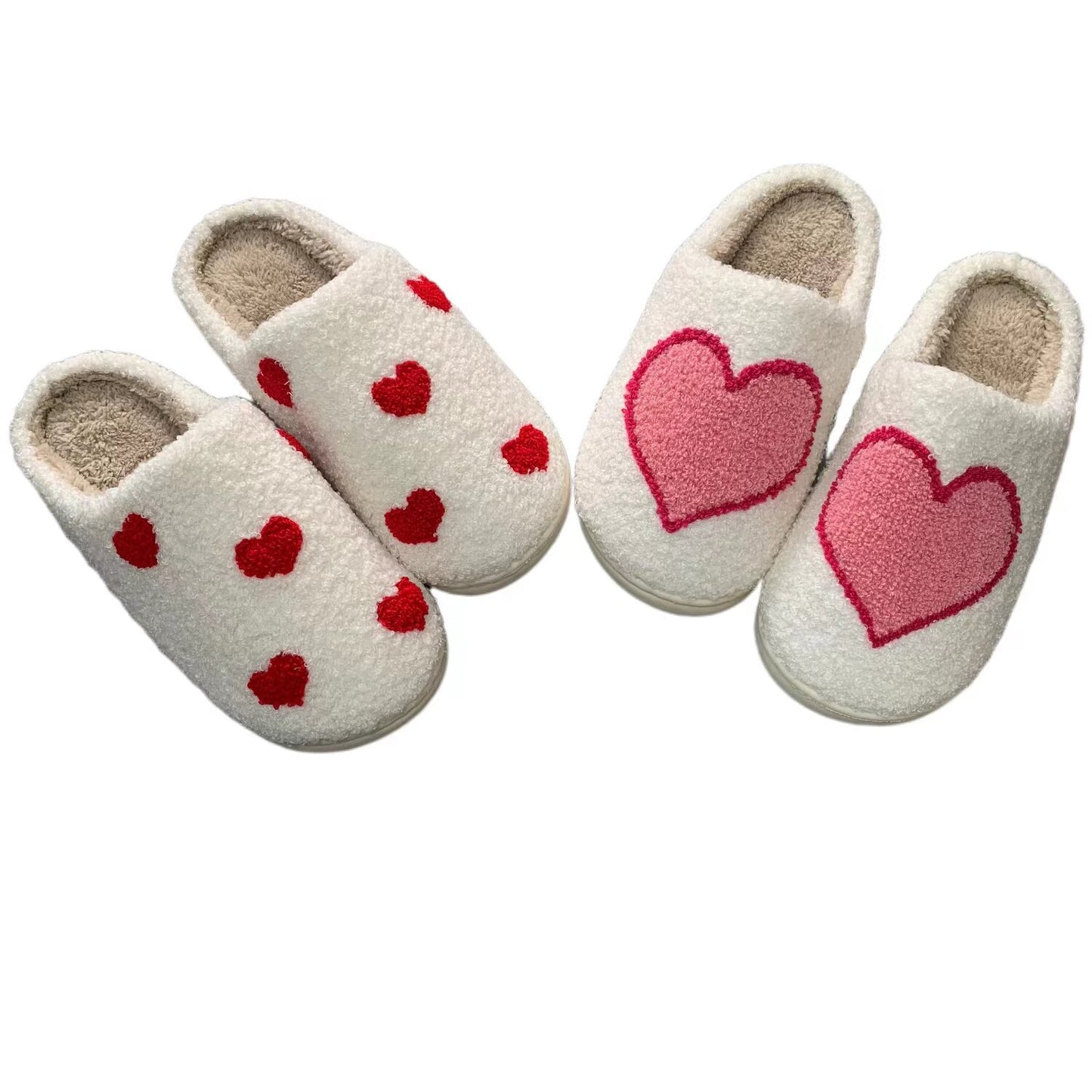 Love Heart Cozy Indoor Slippers