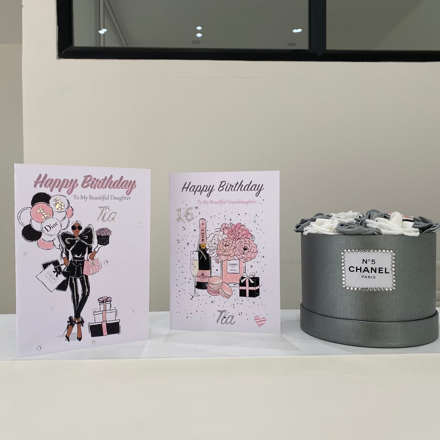 Fashion Balloon Birthday Card