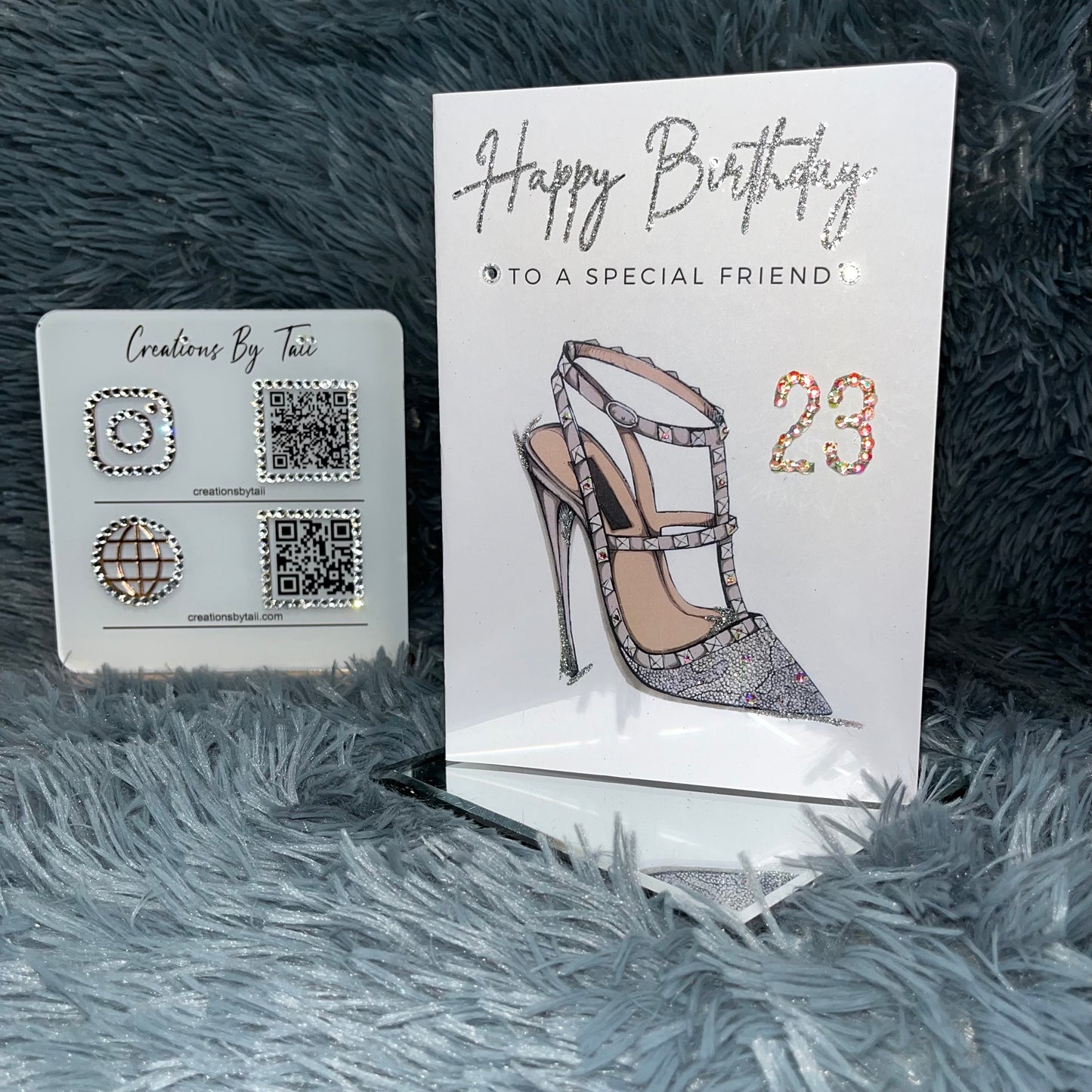 Glam Shoe Birthday Card