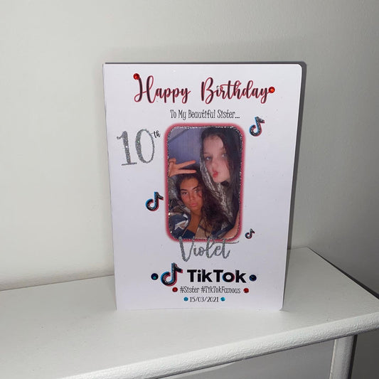 Custom TikTok Photo card