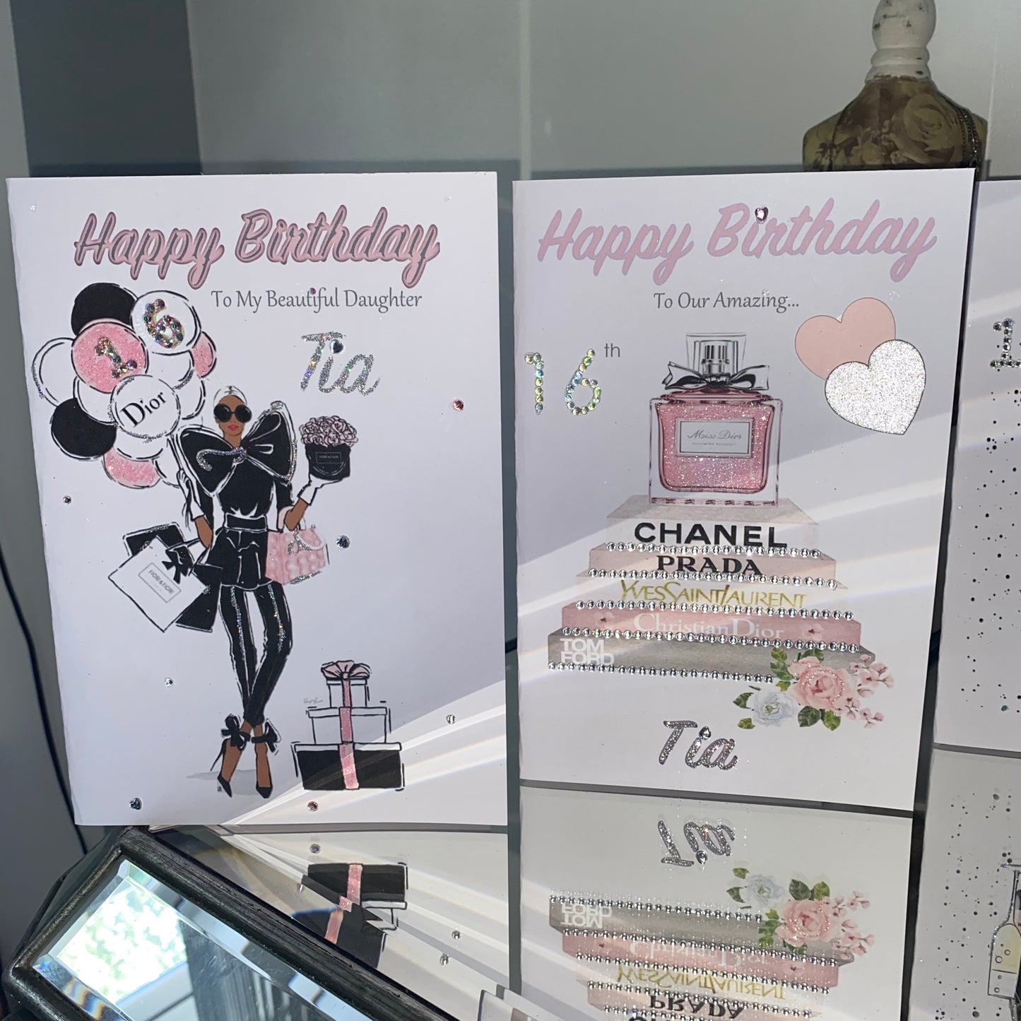 Fashion Balloon Birthday Card