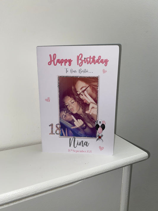 Own Photo Balloon Cards