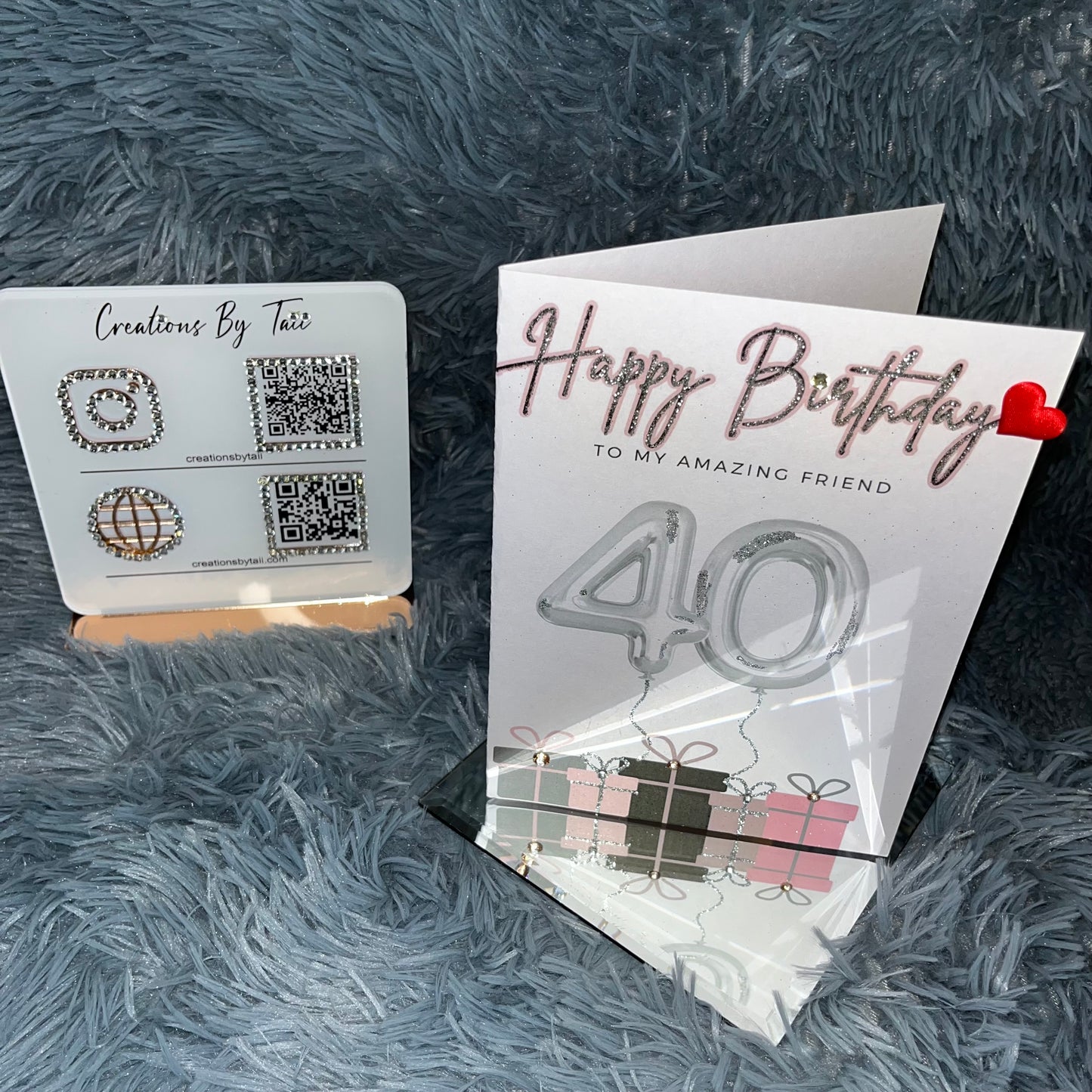 Number Balloon Birthday Card