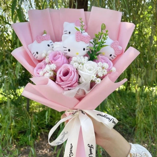 Hello kitty Flowers Plush Bouquet