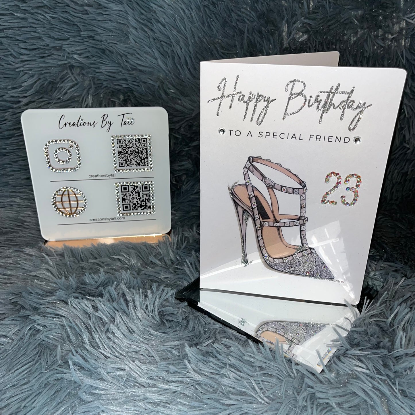 Glam Shoe Birthday Card