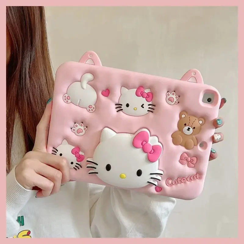 Hello Kitty Case for iPad Silicone Tablet Cover