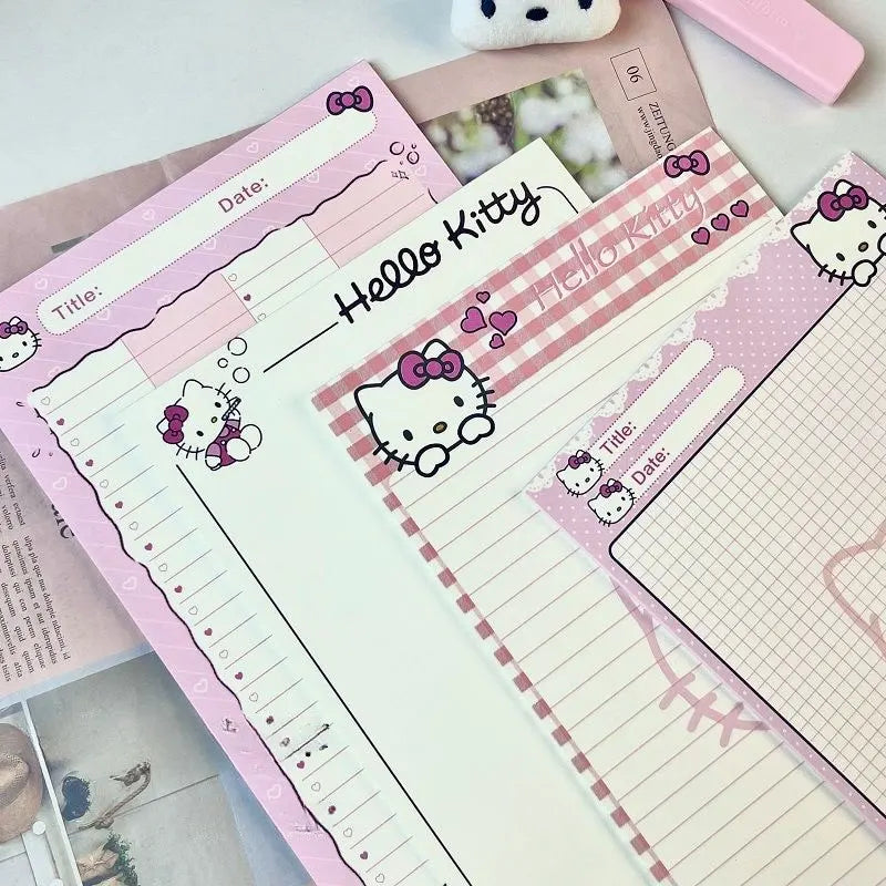 30 Sheet Hello Kitty Book Tearable Note Book Stationery