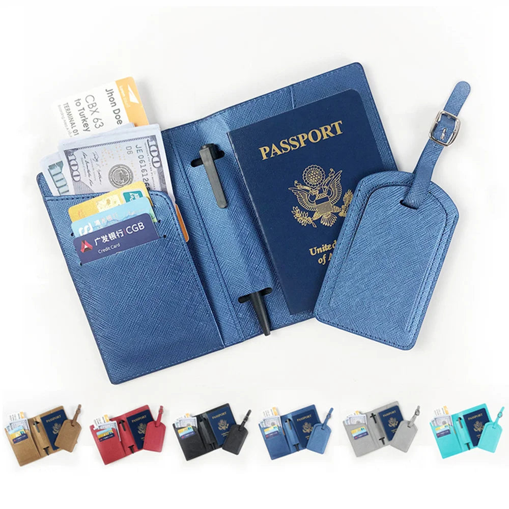 Custom Passport and Luggage Set