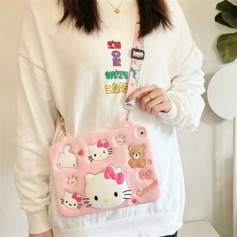 Hello Kitty Case for iPad Silicone Tablet Cover