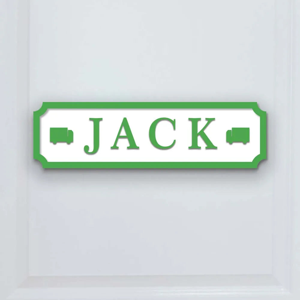 Custom Engraved Baby Name Door Sign Personalized Wooden Nursery Plaque for Boys & Girls Unique Room Décor Perfect Newborn Gift