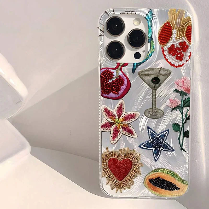 Beaded Pattern Phone Case