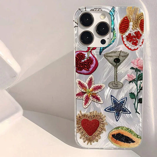 Beaded Pattern Phone Case