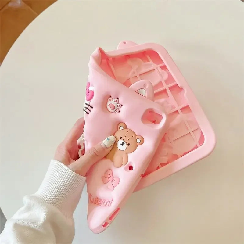 Hello Kitty Case for iPad Silicone Tablet Cover