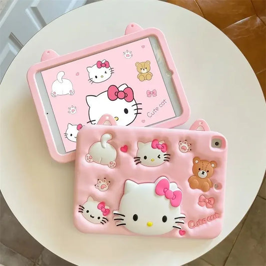 Hello Kitty Case for iPad Silicone Tablet Cover