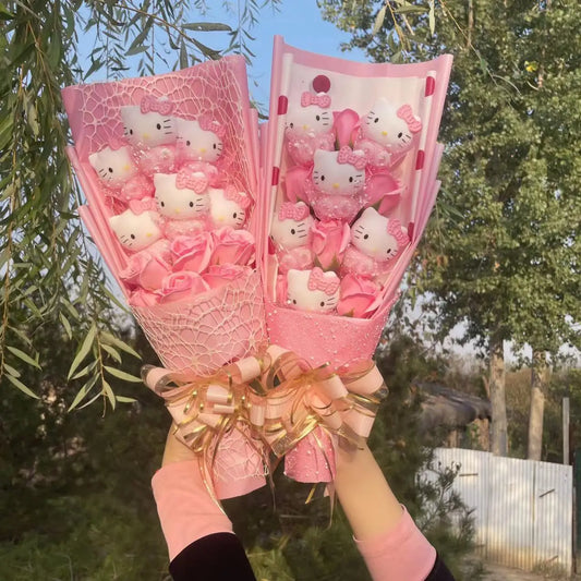 Hello kitty Plush Doll Bouquet