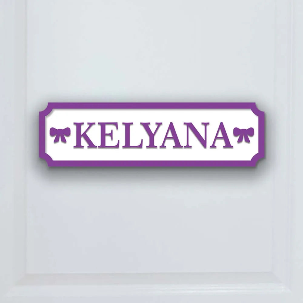 Custom Engraved Baby Name Door Sign Personalized Wooden Nursery Plaque for Boys & Girls Unique Room Décor Perfect Newborn Gift