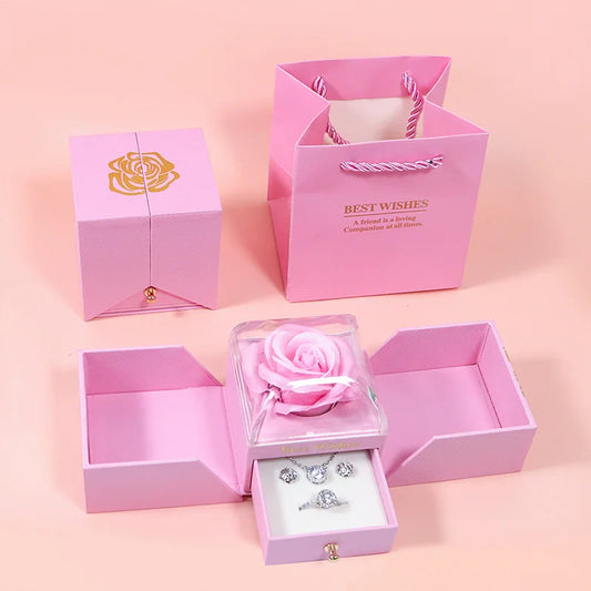 Eternal Soap Flower Rose Gift Box