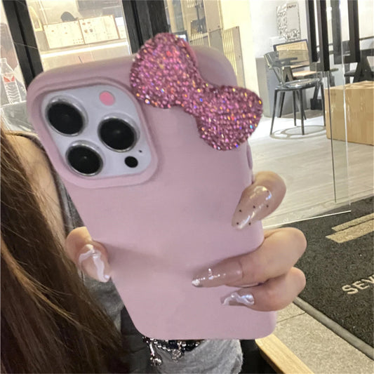 Luxury Rhinestone Bow case