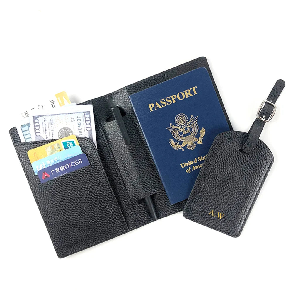 Custom Passport and Luggage Set