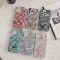 Check printed iPhone case