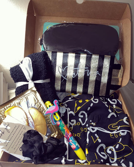 Black GG Pyjama Gift Box