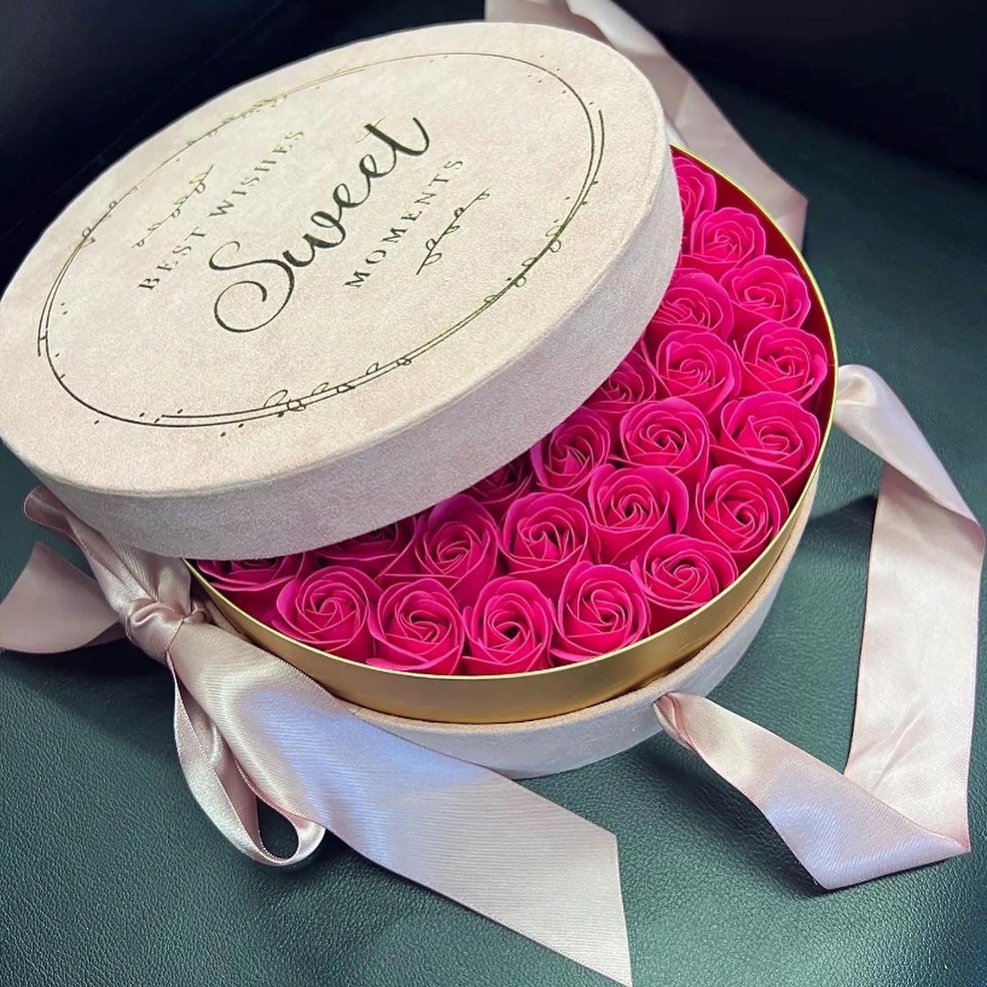 Forever Lasting Soap Flower Rose Gift Box