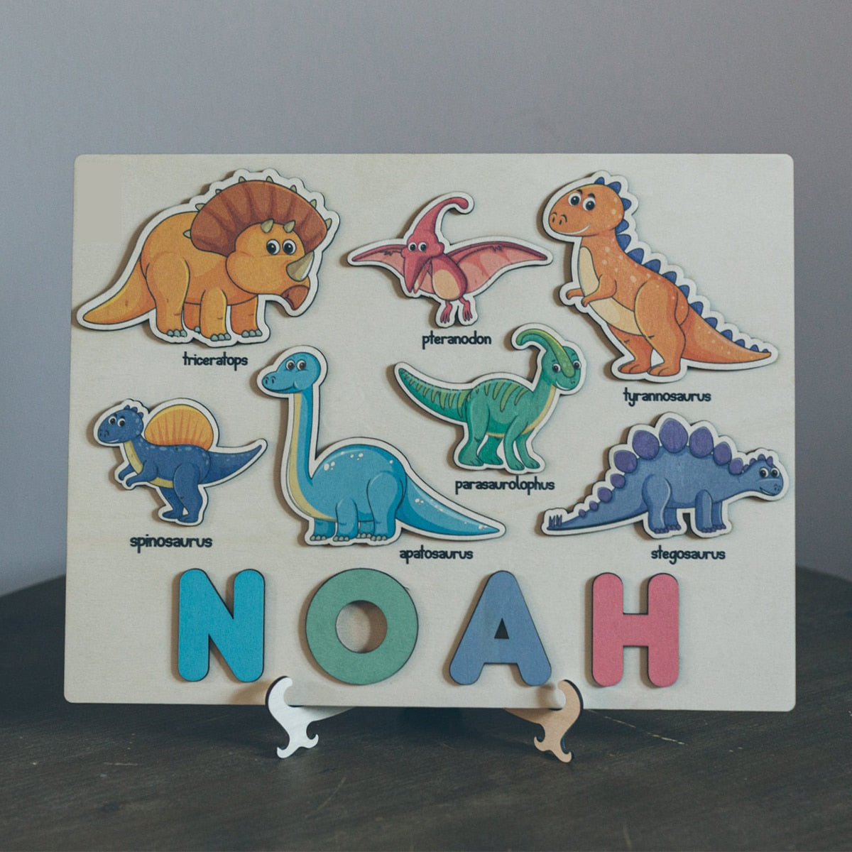 Personalised Wooden Name Puzzle Educational Toy