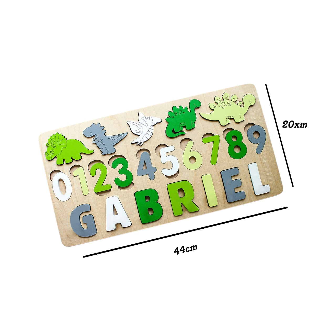 Personalised Wooden Name Puzzle Educational Toy