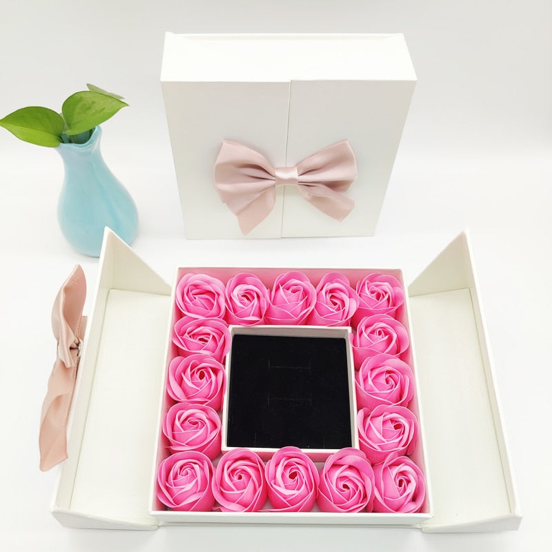 Artificial Rose Flower Box