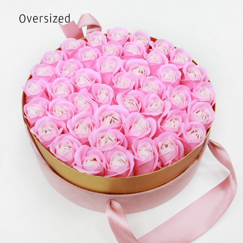 Forever Lasting Soap Flower Rose Gift Box