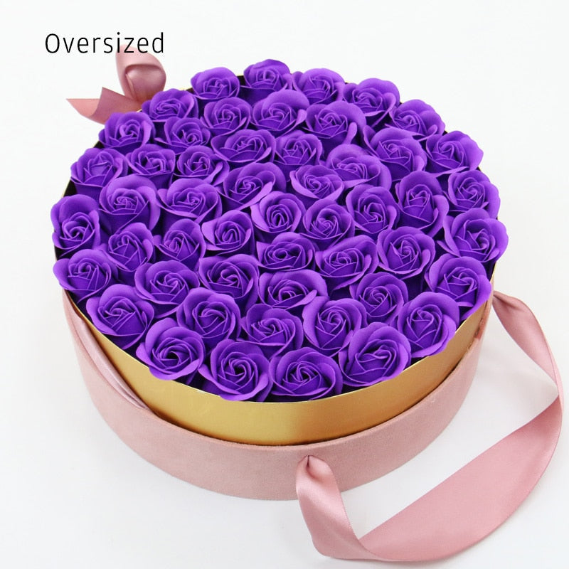 Forever Lasting Soap Flower Rose Box gift