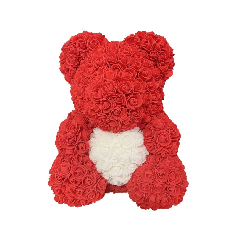 Flower Rose Teddy Bear