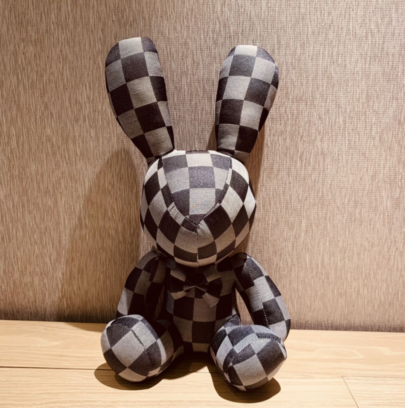 Pattern Stuffed Rabbit Toys Teddy Ornaments