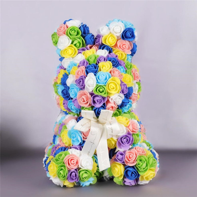 Roses Bunny Eternal Flower Rabbit Gifts