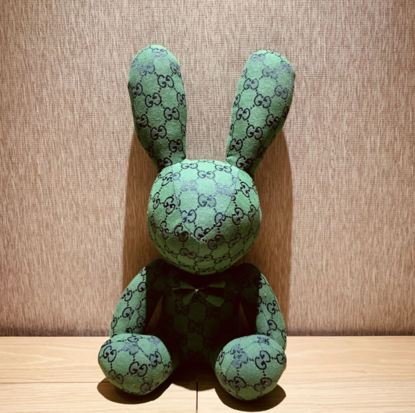 Pattern Stuffed Rabbit Toys Teddy Ornaments