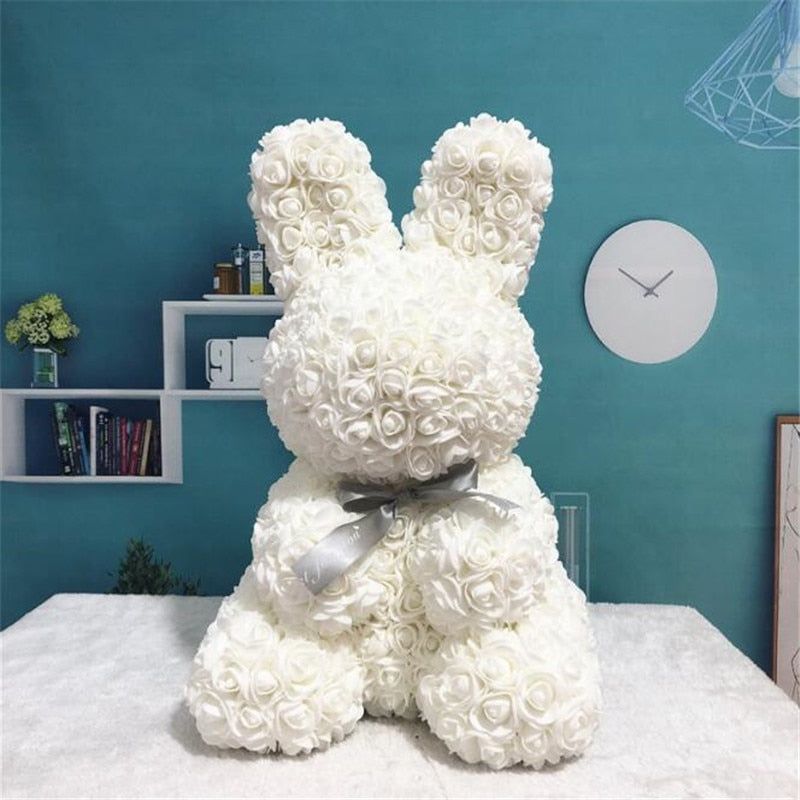 Roses Bunny Eternal Flower Rabbit Gifts