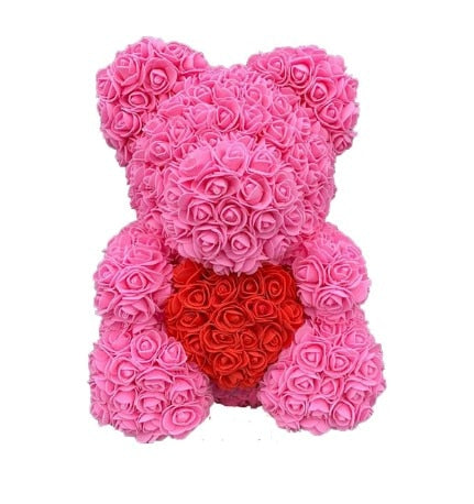 Flower Rose Teddy Bear