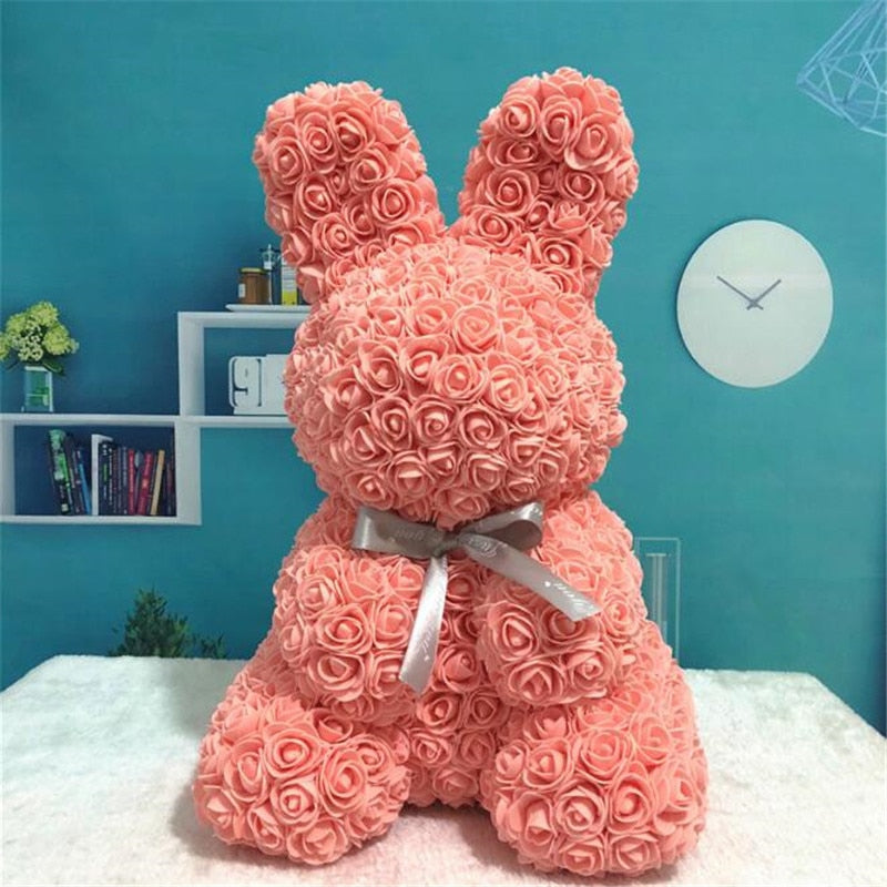 Roses Bunny Eternal Flower Rabbit Gifts