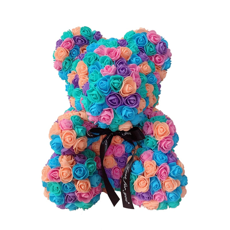 Flower Rose Teddy Bear