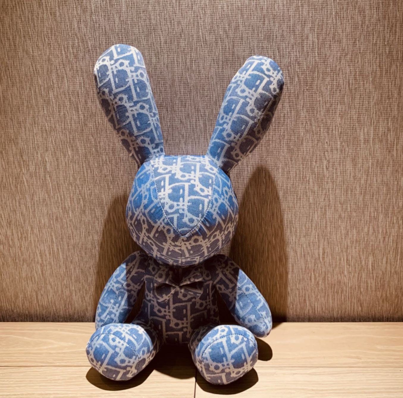 Pattern Stuffed Rabbit Toys Teddy Ornaments