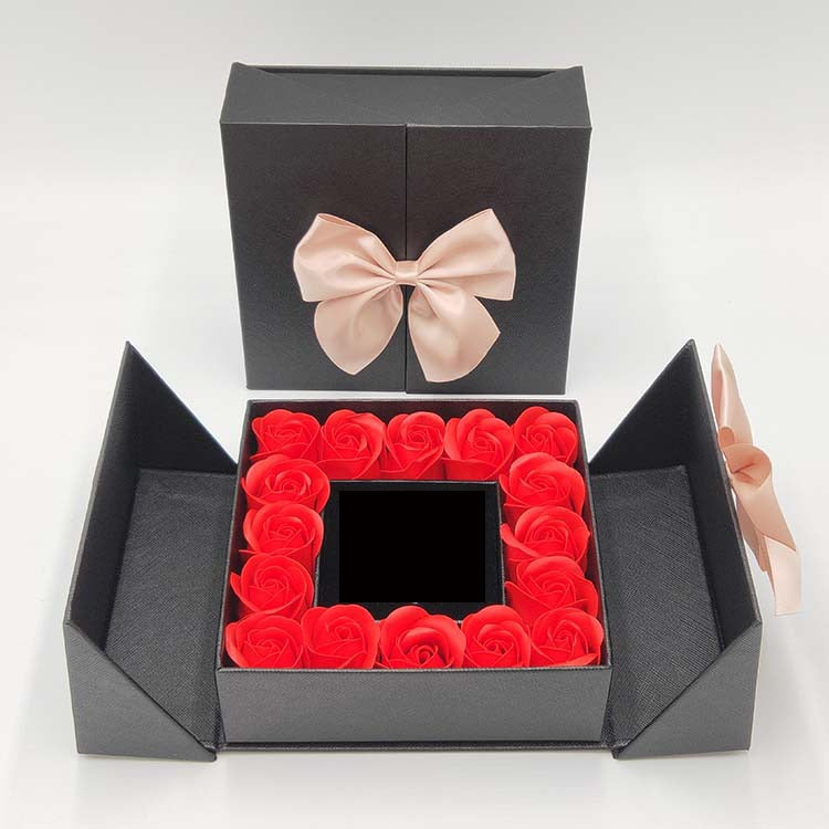 Artificial Rose Flower Box