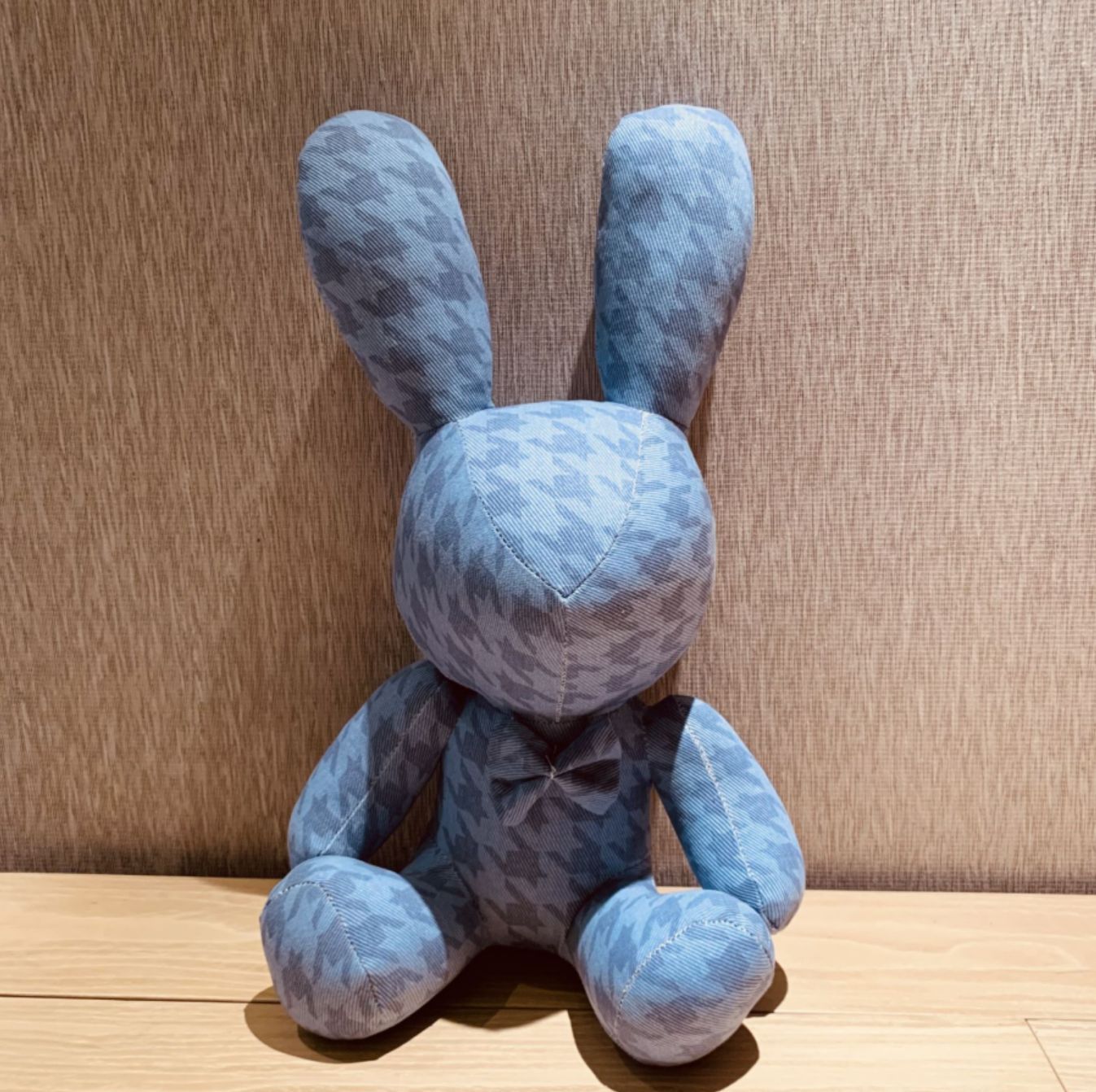 Pattern Stuffed Rabbit Toys Teddy Ornaments